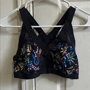 FP Movement by Free People Black Mosaic Sports Bra